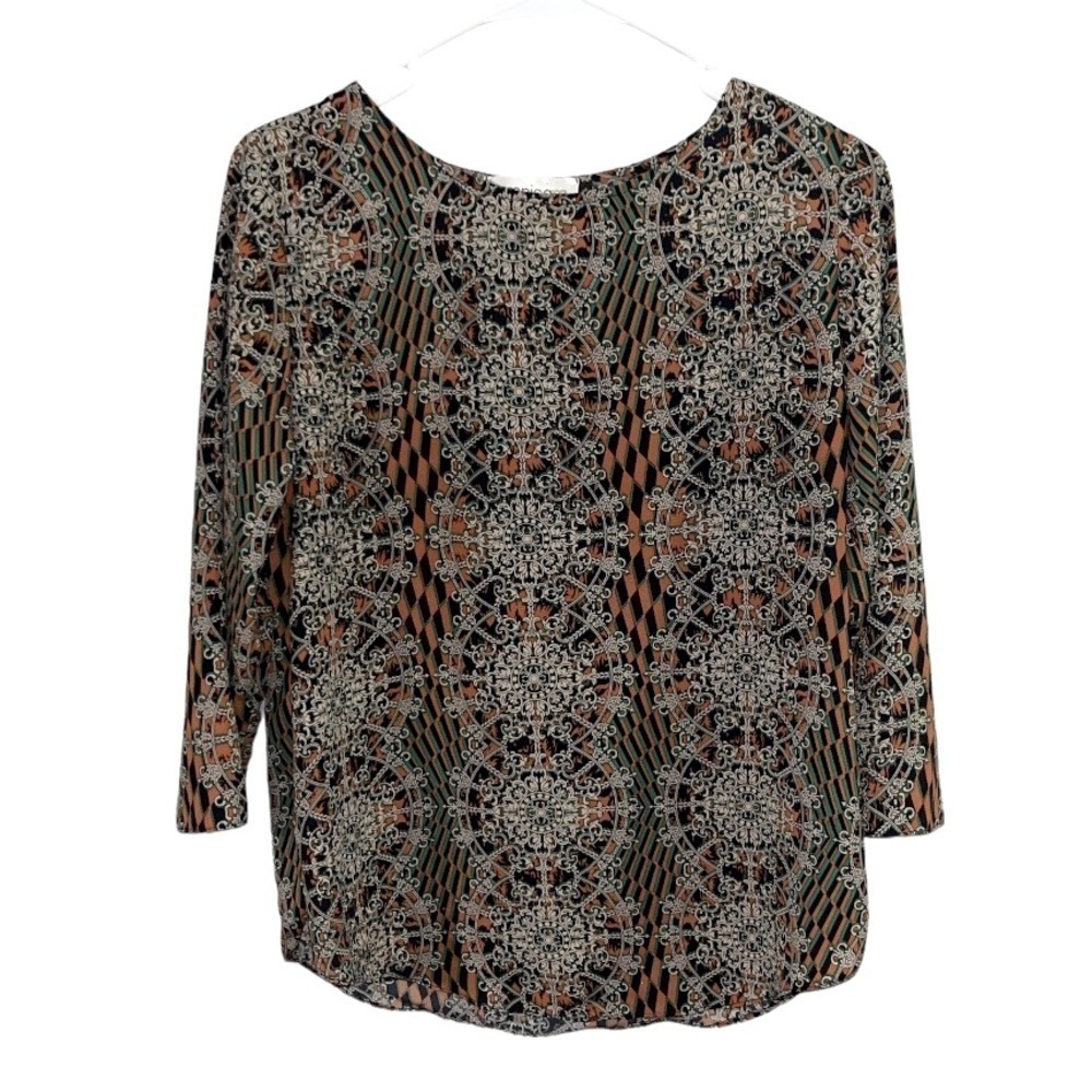 Veronica M Blouse 3/4 sleeve Sz S